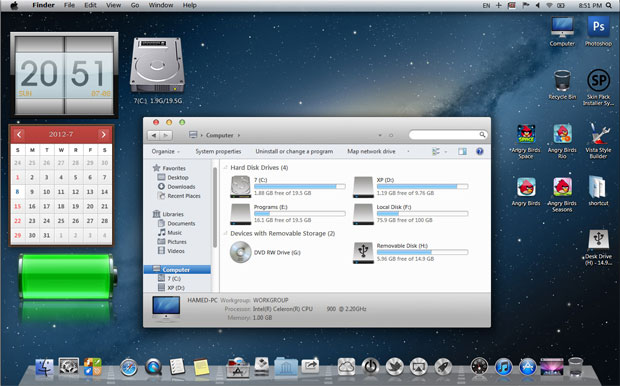 download mac os x mountain lion skin pack for windows 8.1